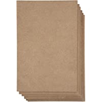 Tablero MDF- hojas de aglomerado para manualidades (28 x 35-5 cm- 6 unidades)